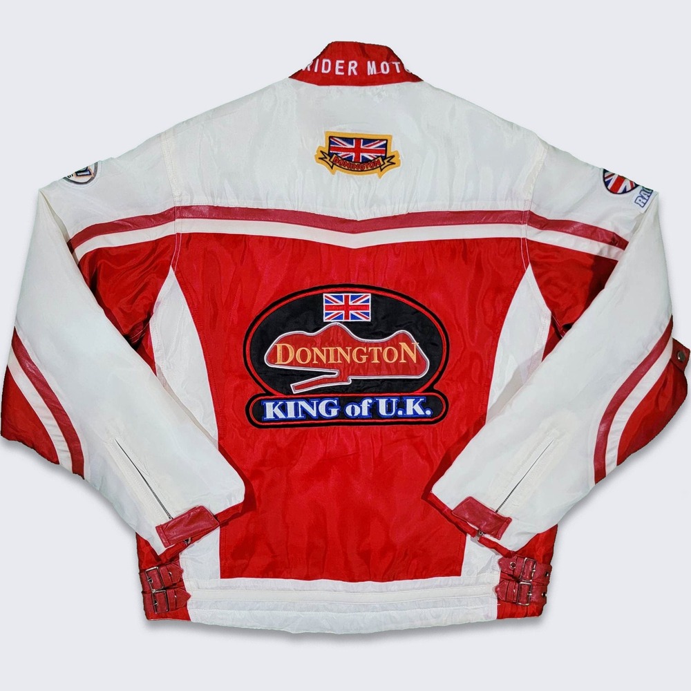 United Kingdom Vintage Donnington Racing Motorcycle Jacket
